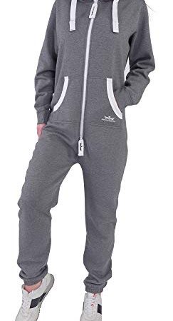 26F3 Finchgirl FG18R Damen Jumpsuit Overall Dunkelgrau M