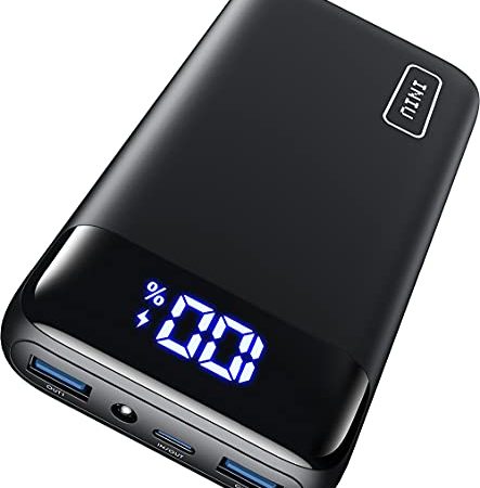 INIU Power Bank, 22,5W Powerbank klein Aber stark 20000mAh (USB C Input&Output), 3A USB C PD3.0 QC4.0 Powerbank with LED Display, kompatibel mit iPhone 13 12 Pro Max Samsung S21 S20 iPad Huawei etc.