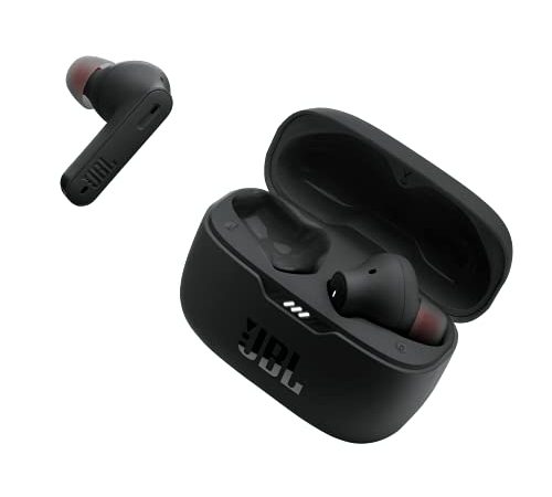 JBL Tune 230 NC TWS – Wasserfeste, True-Wireless In-Ear-Kopfhörer mit Noise-Cancelling in Schwarz – Mit bis zu 40 Stunden Musikwiedergabe