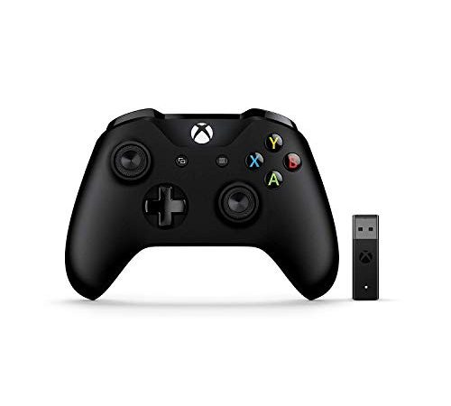 Microsoft Xbox Controller (mit Wireless Adapter für Windows) schwarz