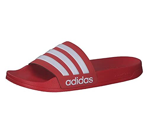 adidas Herren Adilette Shower Slipper, Scarlet FTWR White Scarlet, 37 EU