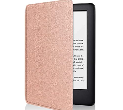 Amazon Brand - Eono Hülle für Kindle 10.Generation 2019 Release(Model No J9G29R), Die dünnste und leichteste Schutzhülle mit Auto Sleep/Wake, Nicht geeignet für Kindle Paperwhite, Rosegold