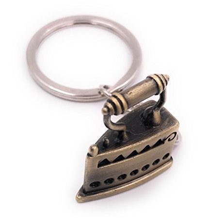 H-Customs Bügeleisen Schlüsselanhänger Schlüsselanhänger besonderer Anhänger