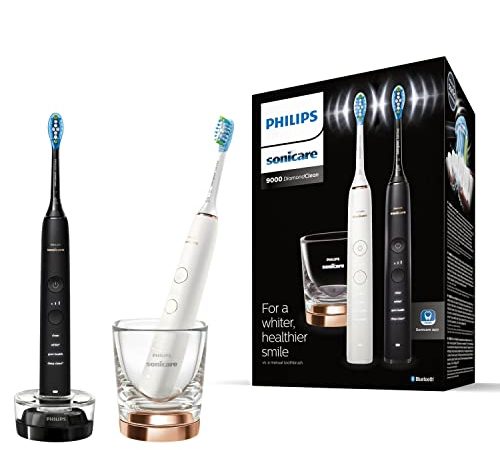 Philips Sonicare DiamondClean 9000 Elektrische Schallzahnbürste mit App (Modell HX9914/57)