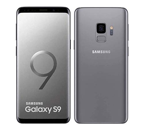 Samsung Galaxy S9 Smartphone (64 GB, 5,8 Zoll, 12 MP, SIM-frei, Titangrau) (Generalüberholt)