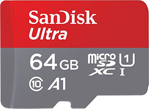 SanDisk Ultra 64 GB microSDXC UHS-I-Karte für Chromebook mit SD-Adapter und bis zu 120 MB/Sek.