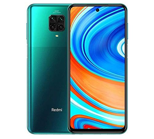 Xiaomi Redmi Note 9 Pro Smartphone - 6.67 Zoll DotDisplay 6GB 64GB 64MP AI Quad Camera 5020mAh (typ)* NFC Grün