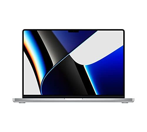 2021 Apple MacBook Pro (16", Apple M1 Pro Chip mit 10‑Core CPU und 16‑Core GPU, 16 GB RAM, 512 GB SSD) - Silber