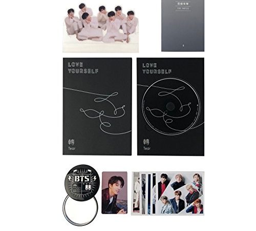 BTS 3rd Album - LOVE YOURSELF 轉 TEAR [ O ver. ] CD + Photobook + Mini Book + Photocard + Standing Photo + FREE GIFT / K-POP Sealed