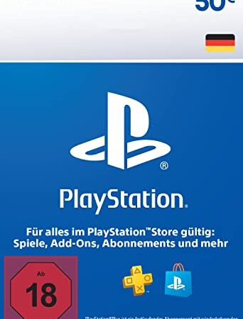 PlayStation Store Guthaben 50 EUR | PSN Deutsches Konto | PS5/PS4 Download Code
