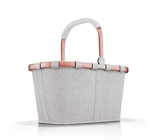 reisenthel carrybag twist sky rose– Stabiler Einkaufskorb mit viel Stauraum und praktischer Innentasche – Elegantes und wasserabweisendes Design