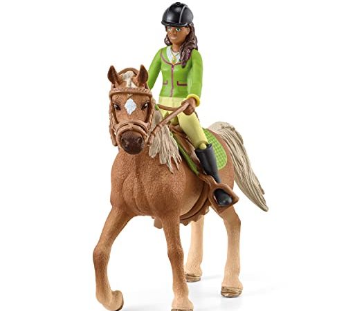 SCHLEICH 42542 Spielfigur - Horse Club Sarah & Mystery (Horse Club), Mix
