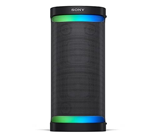 Sony SRS-XP700 kraftvoller Bluetooth Party Lautsprecher mit omnidirektionalem Partysound, Beleuchtung und 25h Akku (IPX4, MEGA BASS, Schnellladefunktion, Party Connect) schwarz