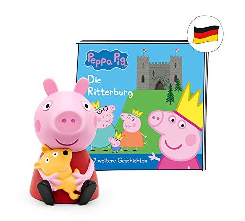 tonies Hörfigur für Toniebox, Peppa Wutz – Die Ritterburg und 7 weitere spannende Peppa Wutz Geschichten, Hörspiel für Kinder ab 3 Jahren, Spielzeit ca. 44 Minuten