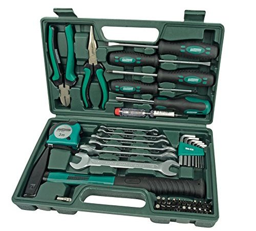 Brüder Mannesmann Werkzeuge M29032 Werkzeugkoffer, 47-teilig, (L x B x H) 335 x 335 x 195 mm