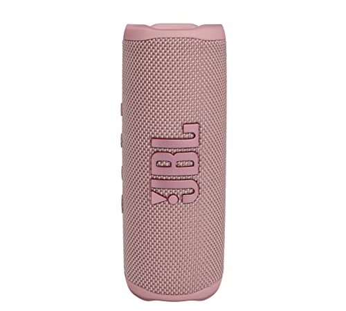 JBL Flip 6 Bluetooth Box in Pink – Wasserdichter, tragbarer Lautsprecher mit 2-Wege-Lautsprechersystem für kraftvollen Sound – Bis zu 12 Stunden kabellos Musik abspielen