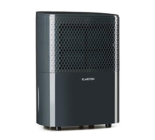 Klarstein DryFy- Luftentfeuchter, Raumentfeuchter, Dehumidifier, Raumgröße, Silent-Modus, leise mit 240 Watt, anthrazit