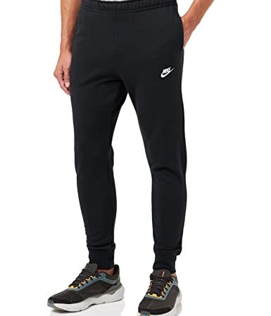Nike Herren Jogginghose Sportswear Club Fleece, Black/Black/White, XL, BV2679-010