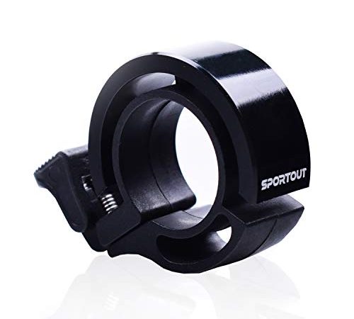 Sportout Fahrradklingel Mini Aluminiumlegierung Innovative Fahrradklingel Mountainbike Fahrradglocke mit Lauten Klaren Klaren Kla