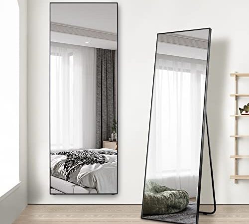 LVSOMT 160×50cm Ganzkörperspiegel,Standspiegel,freistehender Körperspiegel,Groß und Hoch,großer Schminkspiegel,großer Spiegel für Schlafzimmer,Wohnzimmer,Umkleideraum