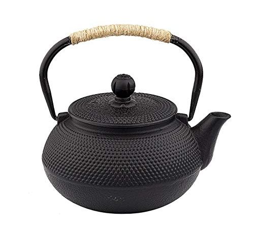 Teekannen, Japanische Gusseisen Edelstahl-Ei und Anti Rost Aus Emailliertem Innern, for Lose Blatt-Tee und Teebeutel, Tetsubin Tee-Kessel Stovetop Sicher (Size : 1200ML)