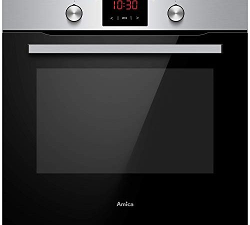 Amica ABE 9430 E Einbaubackofen / Edelstahl / Timer / XXL-Garraum / Wasserdampf Reinigung