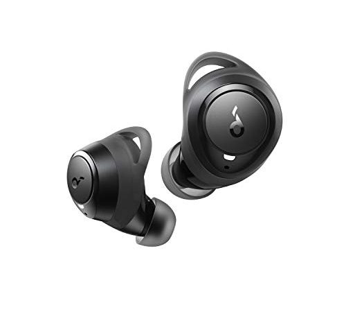 Soundcore Life A1 In Ear Bluetooth Sport Kopfhörer, Wireless Earbuds mit Individuellem Sound, 35H Wiedergabe, Kabelloses Aufladen, USB-C Charging, IPX7 Wasserschutz, Tastensteuerung