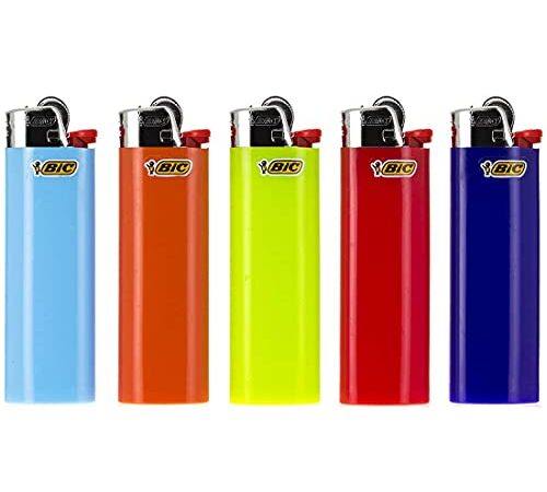 Bic Maxi Feuerzeug mit Zündstein, 5 Stück