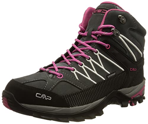 CMP Damen Rigel Mid Trekking Wanderhalbschuhe, Grau Grey Fuxia Ice 103q, 41 EU