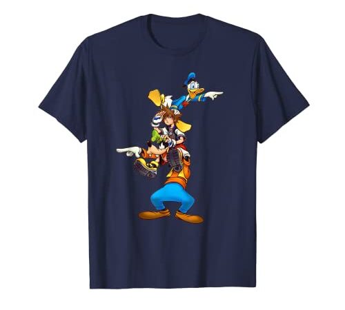 Disney Kingdom Hearts Sora, Donald, and Goofy T-Shirt