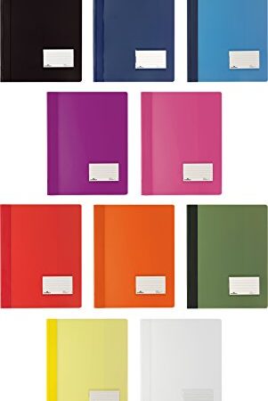 DURABLE Hunke & Jochheim Schnellhefter DURALUX®, für A4 Überbreit, 280x332mm (10, sortiert)