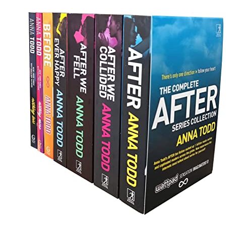 Anna Todd 7 Books Collection The After & The Landon Series (After, After Ever Happy, After We Collided, After We Fell, Before, Nothing More & Nothing Less)