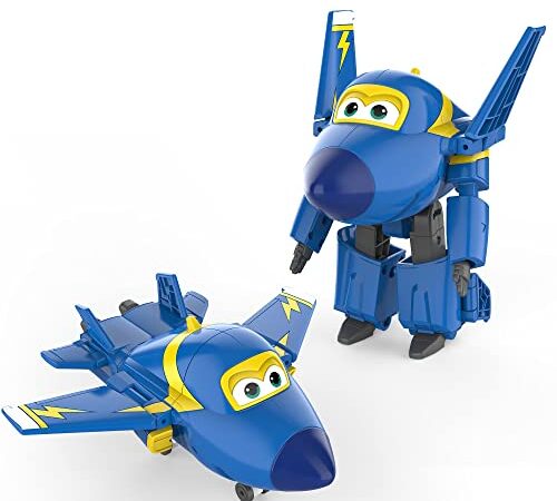 Auldeytoys YW710230 Super Wings Transforming Jerome Spielzeugfigur, blau