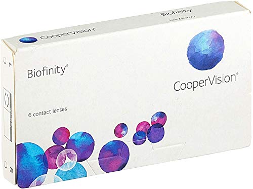 Biofinity Monatslinsen weich, 6 Stück / BC 8.6 mm / DIA 14.0 / -2,50 Dioptrien (1er Pack)