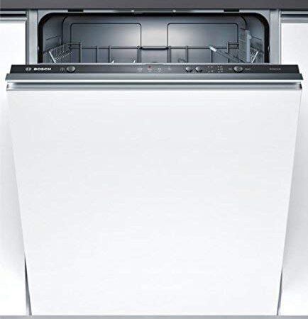 Bosch SMV24AX00E Serie 2 Geschirrspüler vollintegriert, 60 cm breit, Besteckkorb, InfoLight roter Lichtpunkt am Boden, AquaStop Schutz gegen Wasserschäden, Weiß