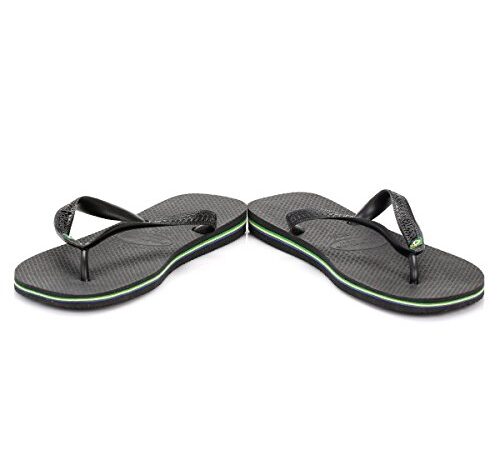 Havaianas Unisex Brasil 4000032 Zehentrenner, Schwarz (Black), 43/44 EU