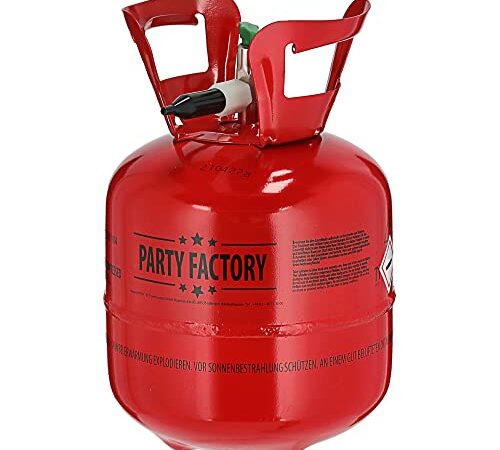 Helium Ballongas für 30 Ballons | Heliumflasche 200L Gasfüllung Folienballons Luftballons | Party Hochzeit (1 x Ballongas 30)