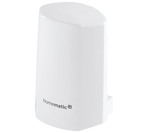 Homematic IP Smart Home Temperatur- und Luftfeuchtigkeitssensor – außen, weiß, Zubehör für Ihr Homematic IP Smart Home mit App-Funktion, Temperaturmessung, kabellos, 150573A0
