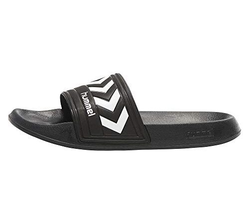 Hummel Unisex Larsen Slipper Dusch- & Badeschuhe, Black 2001, 44 EU