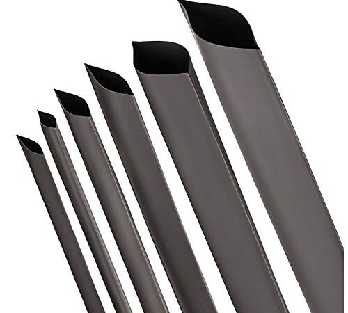 ISOLATECH Schrumpfschlauch 2:1 schwarz diverse Durchmesser unbeschriftet 30mm 1 Meter