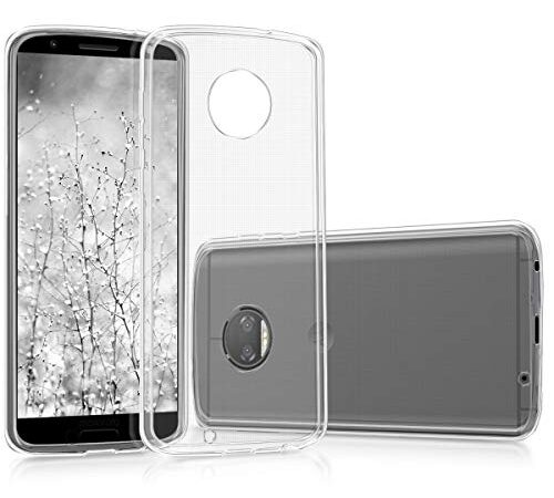 kwmobile Hülle kompatibel mit Motorola Moto G6 - Silikon Handyhülle transparent - Handy Case in Transparent