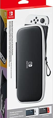 Nintendo SwitchTM Transporttasche und Displayschutzfolie (OLED-Modell)