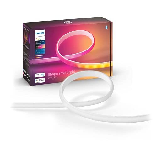 Philips Hue Gradient Ambiance Lightstrip 2m Basis, Weiß, 929002994901, 1 Stück (1er Pack)