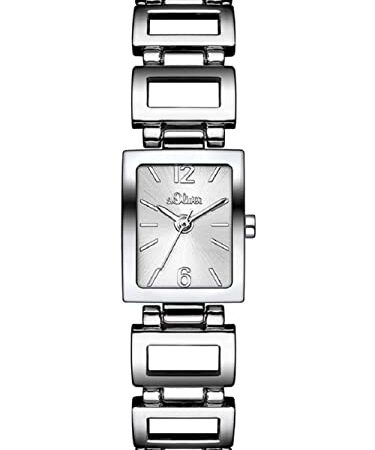 s.Oliver Damen Analog Quarz Armbanduhr SO-3023-MQ