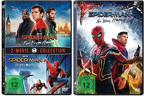 Spider-Man Far From Home + Spider-Man Homecoming + Spider-Man No Way Home [DVD Set]