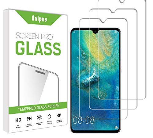 ZCIBN [3 Stück Schutzfolie kompatible mit Huawei Mate 20 X, 9H Härte temperglas, HD Klar Displayschutz, Anti-Kratzen, Anti-Öl, Anti-Bläschen, für Huawei Mate 20 X