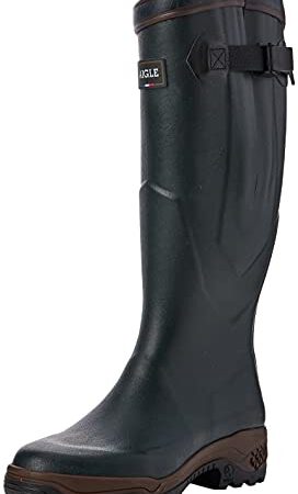 Aigle Unisex-Erwachsene Parcours 2 Vario Gummistiefel, Grün (Bronze), 45 EU