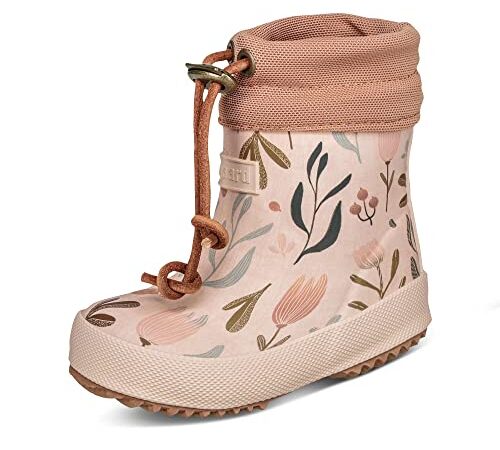 bisgaard Unisex Kinder thermo baby Rain Boot, Rose Flower, 23 EU