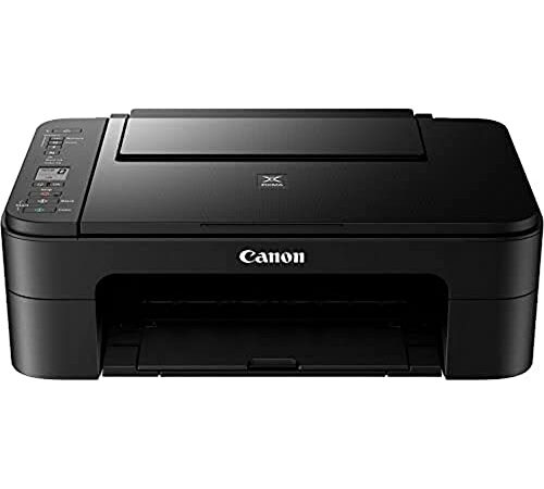 Canon PIXMA TS3150 Drucker Farbtintenstrahl Multifunktionsgerät DIN A4 (Scanner, Kopierer, 4.800 x 1.200 dpi, WLAN, USB, Apple AirPrint, PIXMA Cloud-Link) schwarz