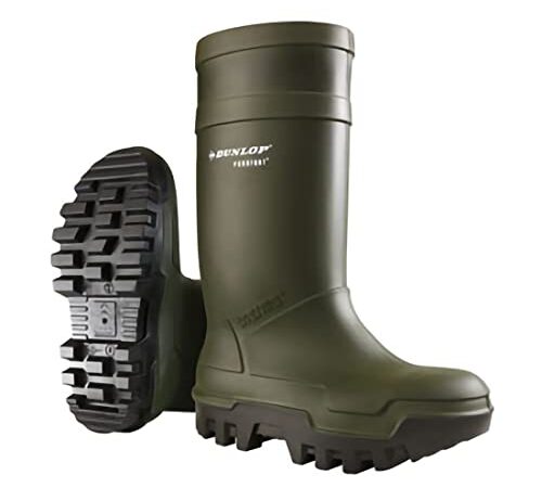Dunlop Protective Footwear Herren Dunlop Purofort Thermo+ Fuld sikkerhed Gummistiefel, Grün, 44/45 EU